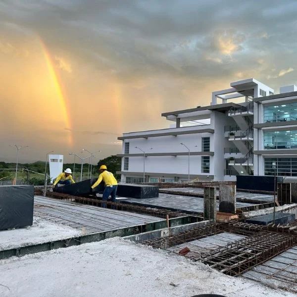 Casetón de icopor en la construcción