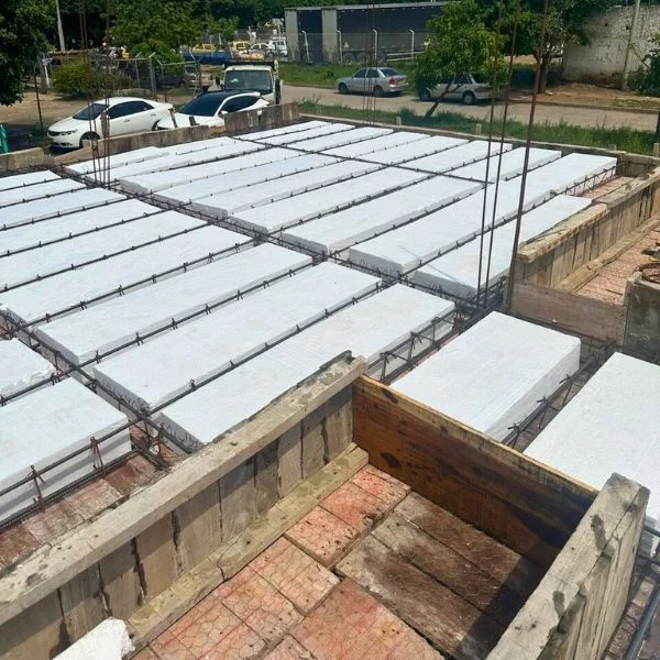 Casetón de icopor en placa aligerada