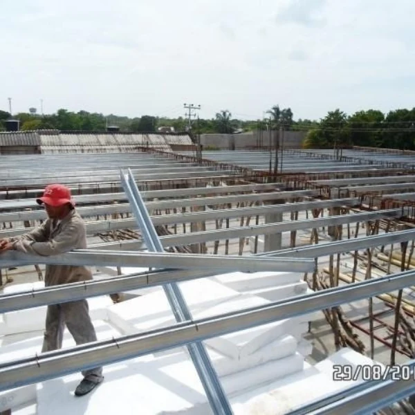 Casetón en placas prefabricadas